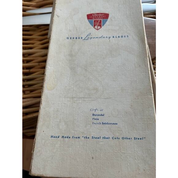 Vintage Gerber Legendary blade knife set of 3 in box - Picture 13 of 16